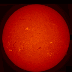 Image of Sun's chromosphere