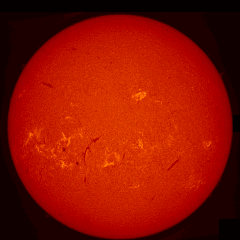 Image of Sun's chromosphere