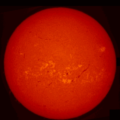 Image of Sun's chromosphere