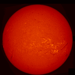 Image of Sun's chromosphere