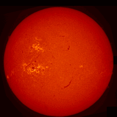 Image of Sun's chromosphere