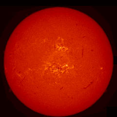 Image of Sun's chromosphere