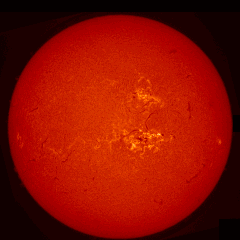 Image of Sun's chromosphere