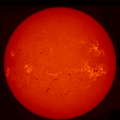 Image of Sun's chromosphere