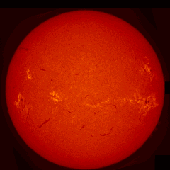 Image of Sun's chromosphere