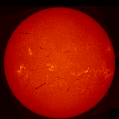 Image of Sun's chromosphere