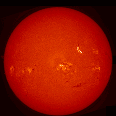 Image of Sun's chromosphere