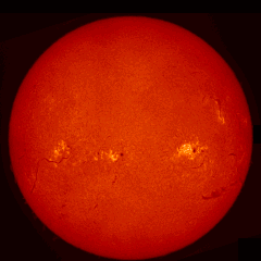 Image of Sun's chromosphere