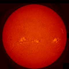 Image of Sun's chromosphere