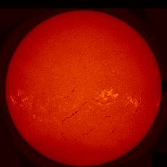 Image of Sun's chromosphere