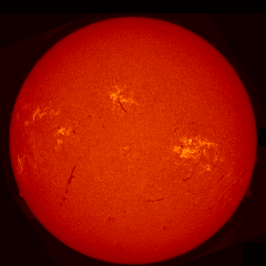 Image of Sun's chromosphere