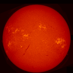 Image of Sun's chromosphere