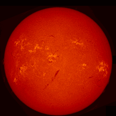 Image of Sun's chromosphere