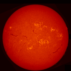 Image of Sun's chromosphere