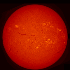 Image of Sun's chromosphere