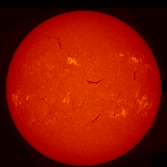 Image of Sun's chromosphere