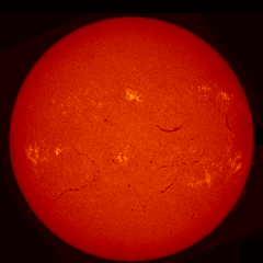 Image of Sun's chromosphere