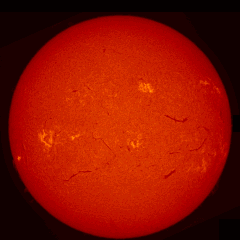 Image of Sun's chromosphere