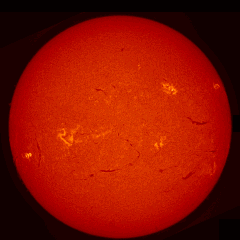 Image of Sun's chromosphere