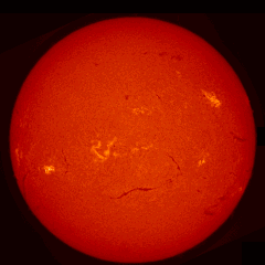 Image of Sun's chromosphere