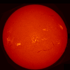 Image of Sun's chromosphere