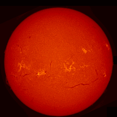 Image of Sun's chromosphere