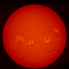 Image of Sun's chromosphere