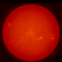 Image of Sun's chromosphere