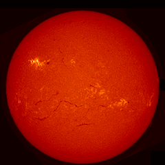 Image of Sun's chromosphere