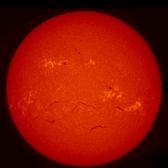 Image of Sun's chromosphere