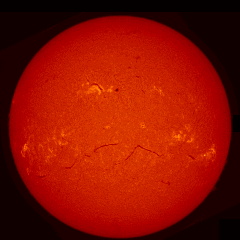 Image of Sun's chromosphere