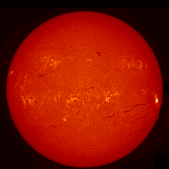 Image of Sun's chromosphere