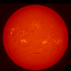 Image of Sun's chromosphere