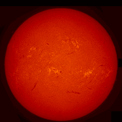 Image of Sun's chromosphere