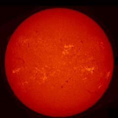 Image of Sun's chromosphere