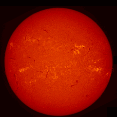 Image of Sun's chromosphere