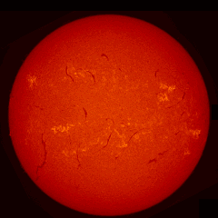 Image of Sun's chromosphere