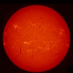 Image of Sun's chromosphere