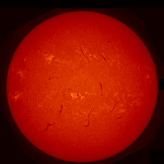 Image of Sun's chromosphere