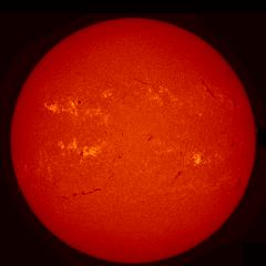 Image of Sun's chromosphere