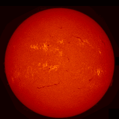 Image of Sun's chromosphere