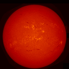 Image of Sun's chromosphere