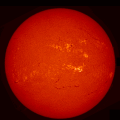 Image of Sun's chromosphere