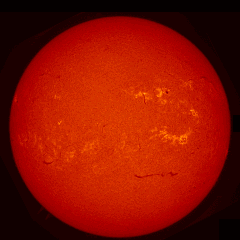 Image of Sun's chromosphere