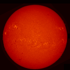 Image of Sun's chromosphere