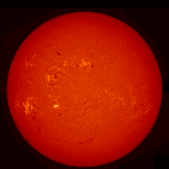 Image of Sun's chromosphere