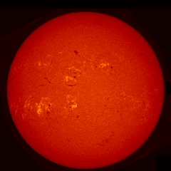 Image of Sun's chromosphere