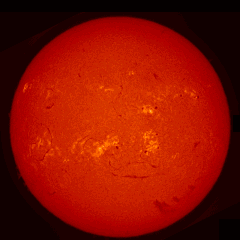 Image of Sun's chromosphere