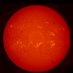 Image of Sun's chromosphere