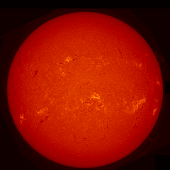 Image of Sun's chromosphere